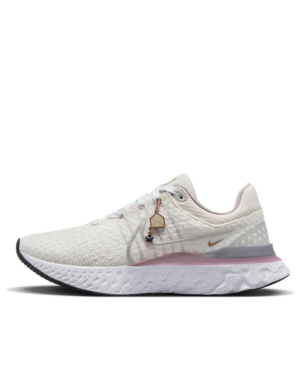 Nike White (Wmns) React Infinity Run Flyknit 3 'Bling'