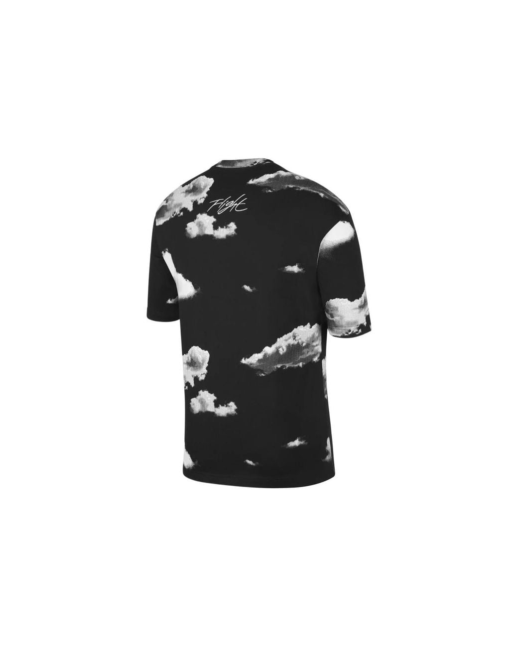Nike Black Casual Printing Round Neck Pullover Short Sleeve T-Shirt for men