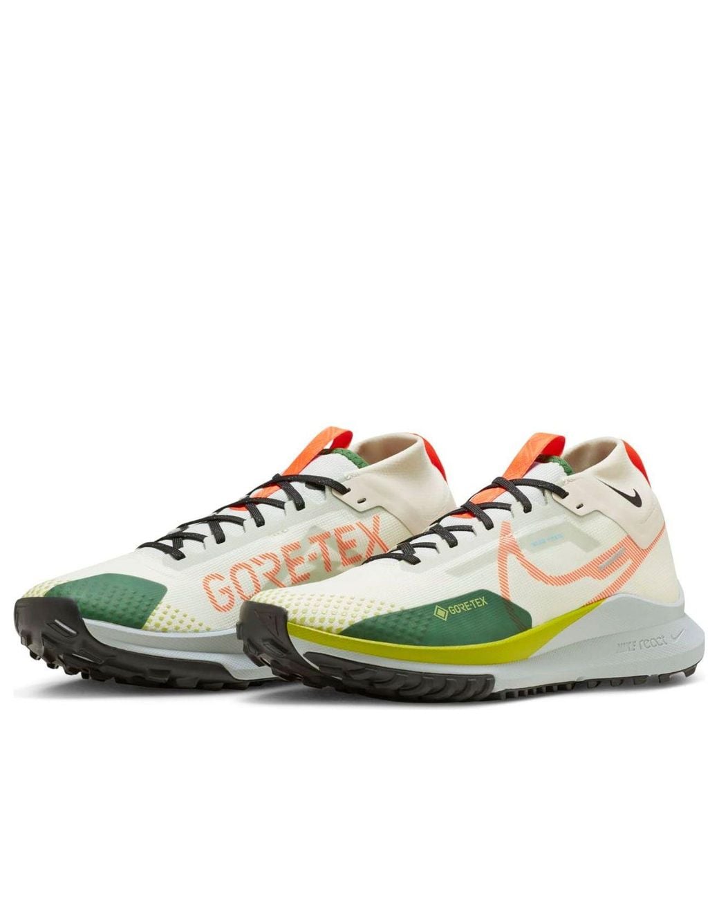 Nike White React Pegasus Trail 4 Gtx 'Coconut Milk Safety' for men