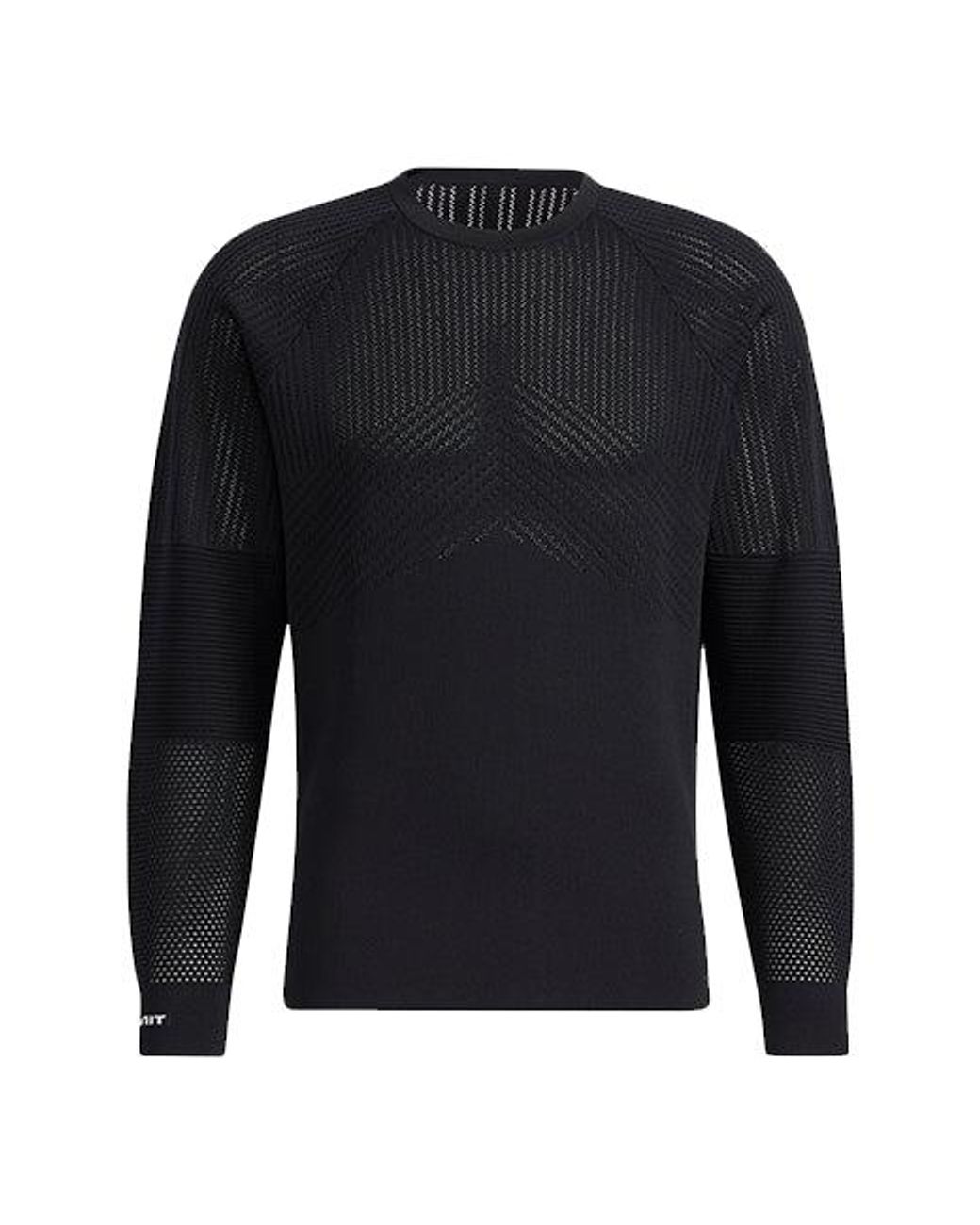 Adidas Blue Golf Sports Pullover Long Sleeves Knitwear for men