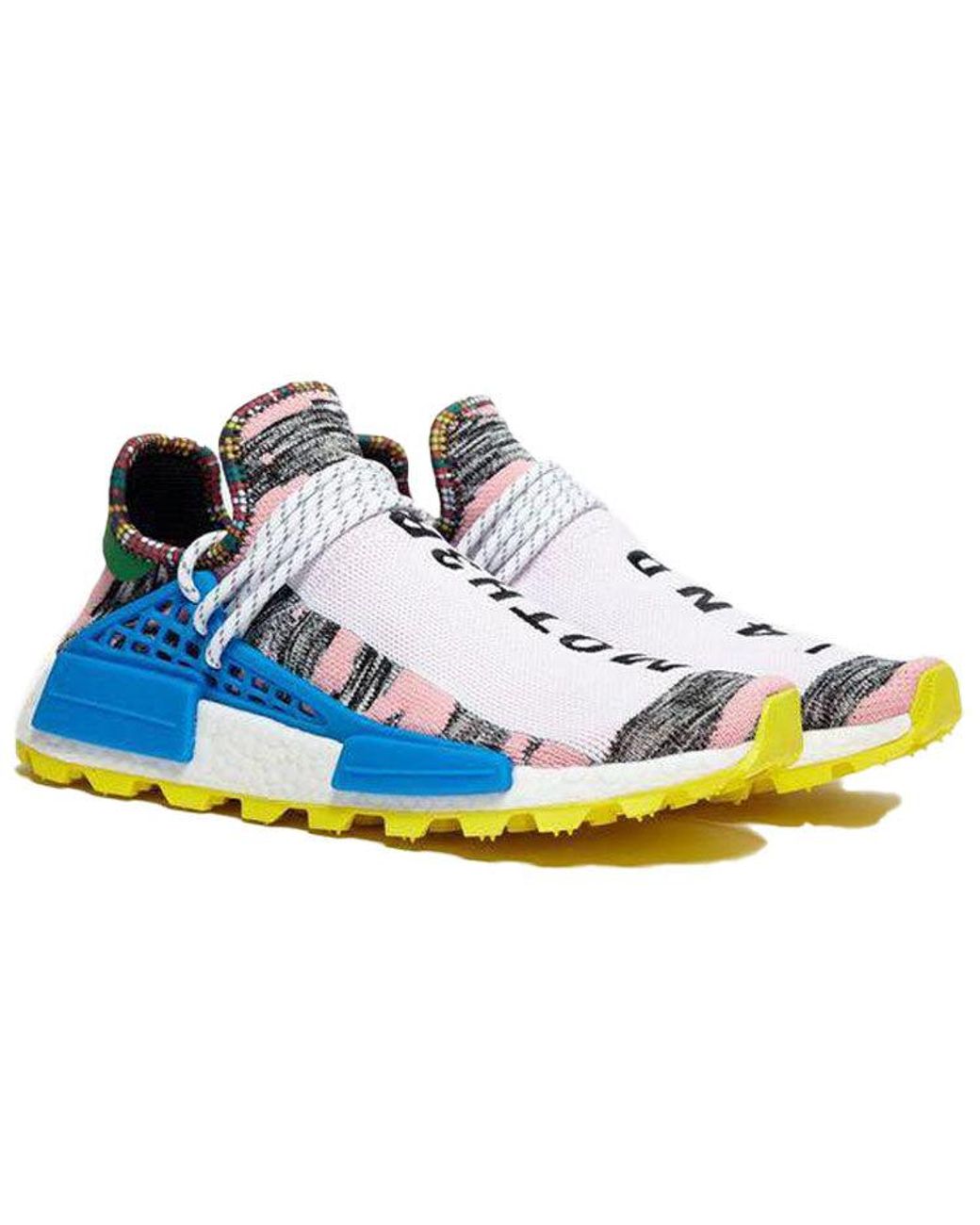 Adidas Blue Pharrell X Nmd Human Race Trail 'solar Pack' for men