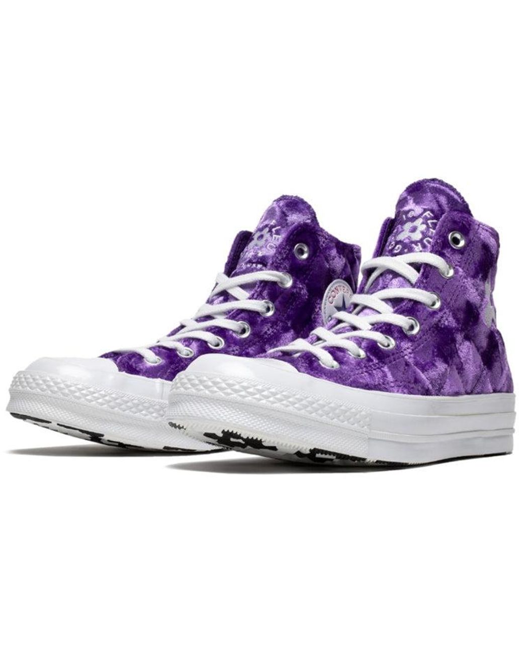 Converse Purple Golf Le Fleur X Chuck 70 Hi 'Quilted Velvet Tillandsia' for men