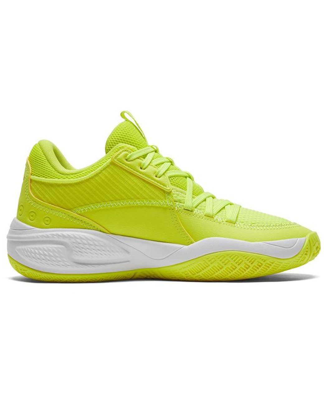 PUMA Yellow Court Rider I Glow' for men