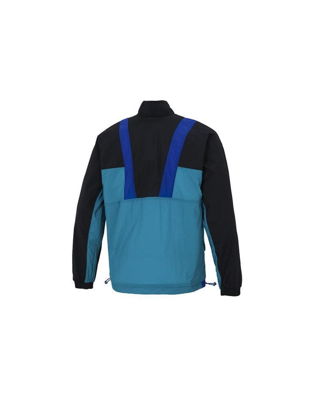 Adidas Blue St Ltwind Wvjk Colorblock Athleisure Casual Sports Zipper Jacket for men
