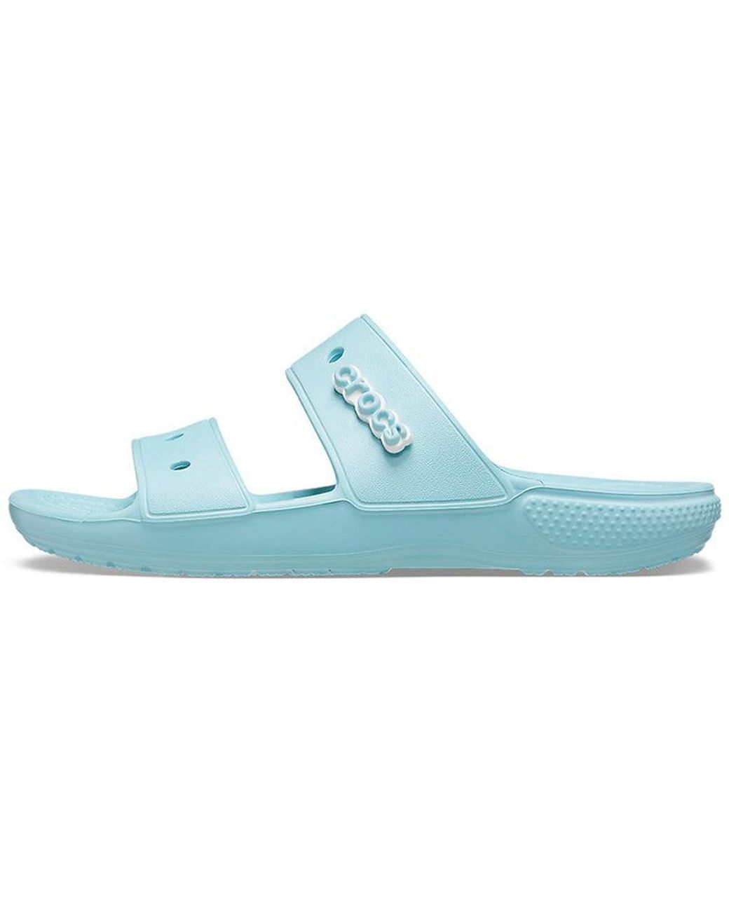 CROCSTM Blue Classic Clog Cozy Sandals