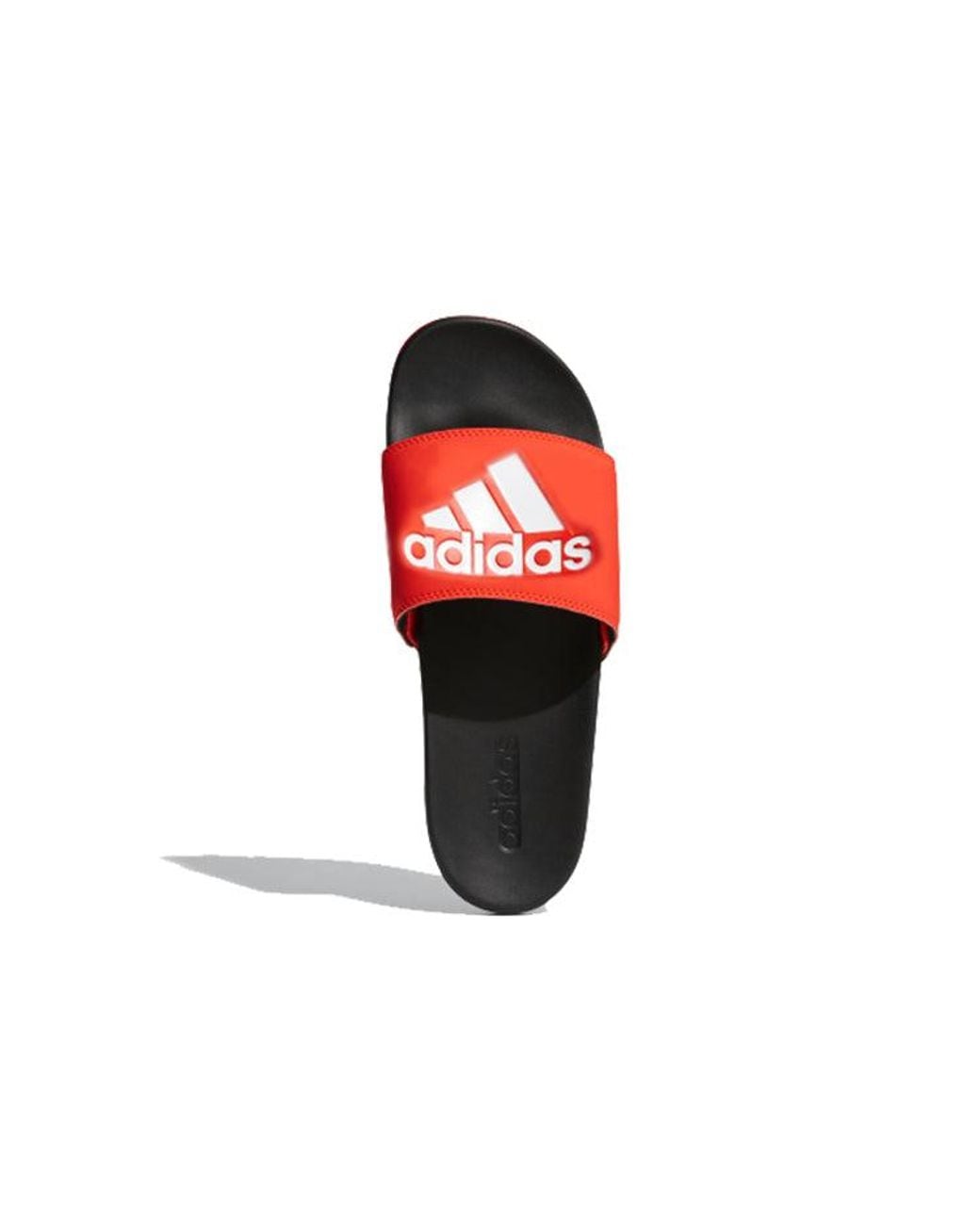 Adidas Red Adilette Comfort Slides 'Active' for men