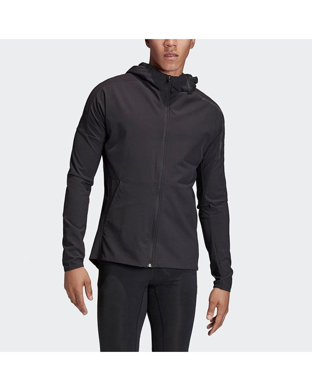 Adidas Blue Z.N.E. Jacket Running Sports Hooded Jacket for men