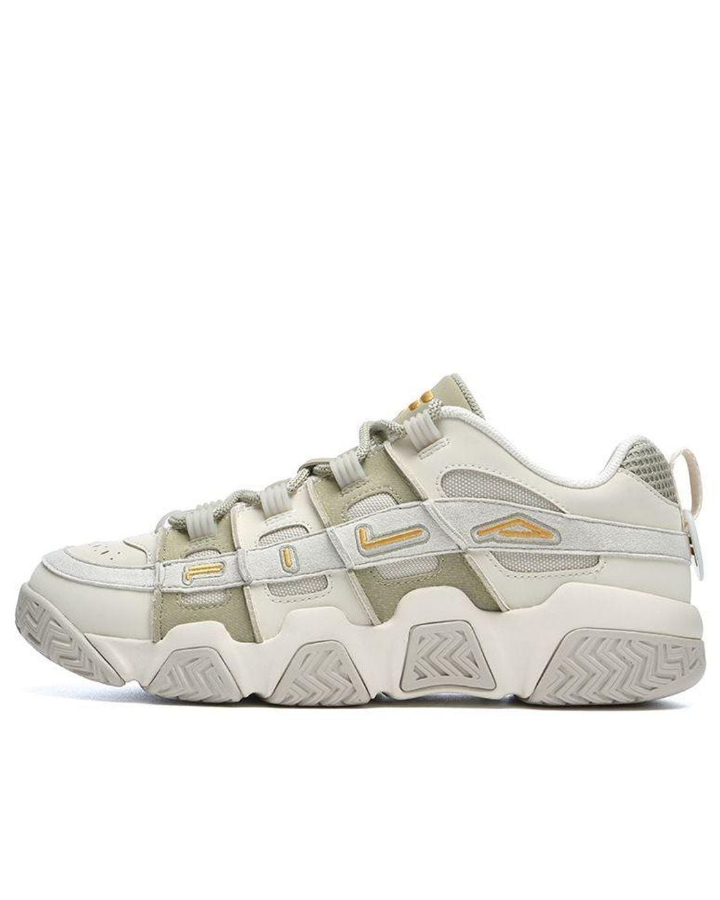 Fila White Barricade Baseball Shoes for men