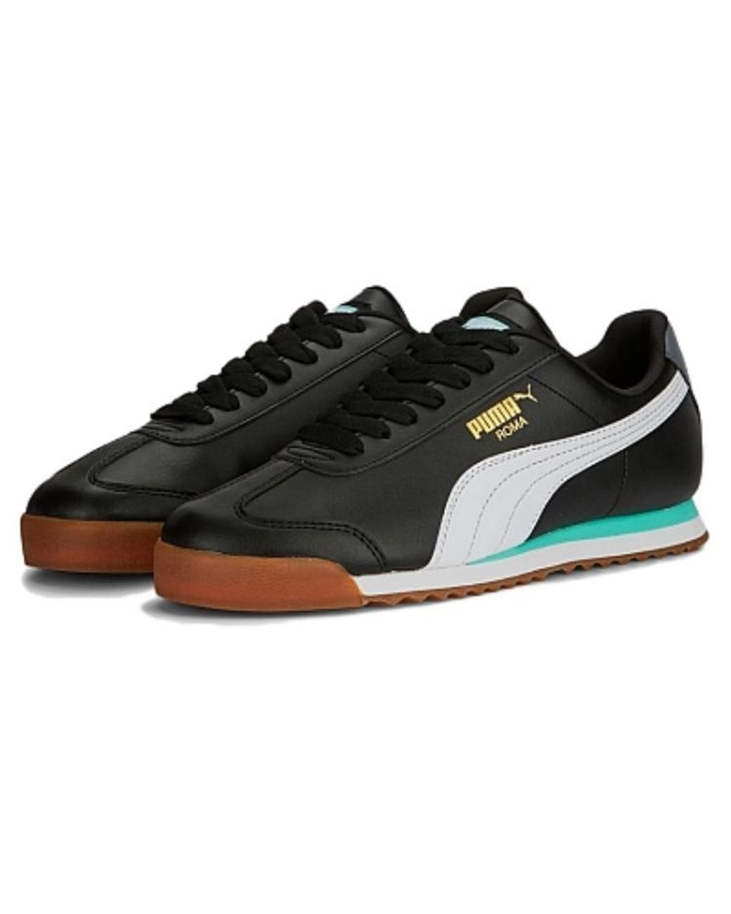 PUMA Black Roma Basic Plus Mint' for men