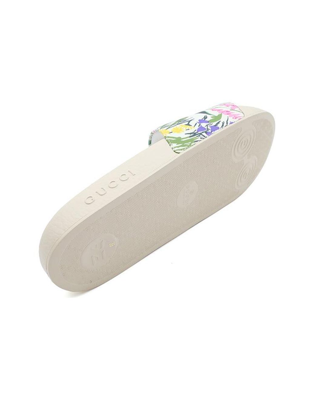 Gucci White (Wmns) Ken Scott Print Slide Sandal
