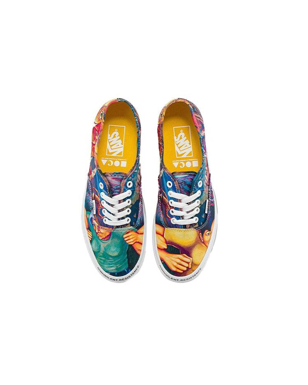 Vans Blue Moca X Authentic 'Judy Baca: Triumph Of The Hearts' for men