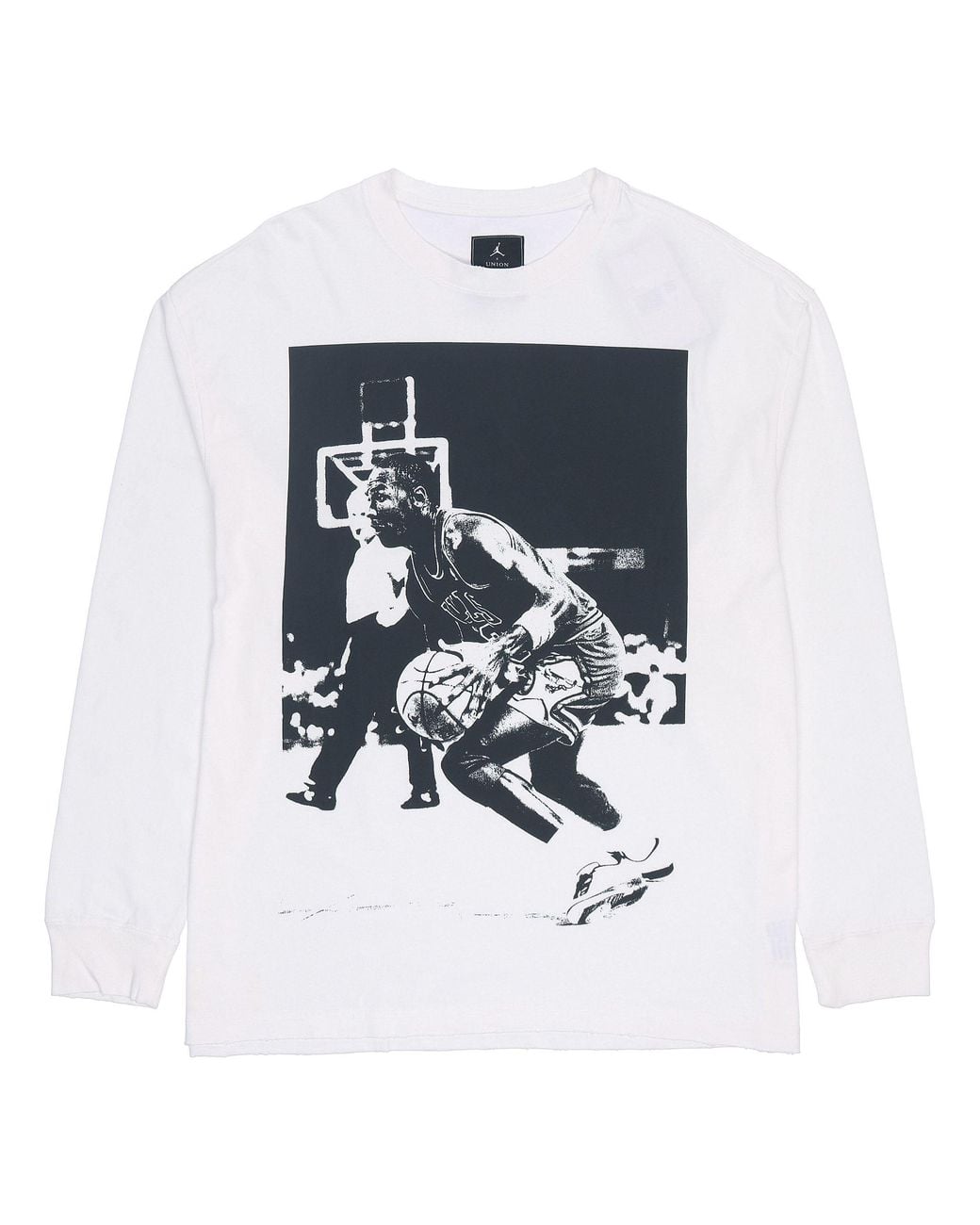 Nike White X Union Crossover Round Neck Pullover for men
