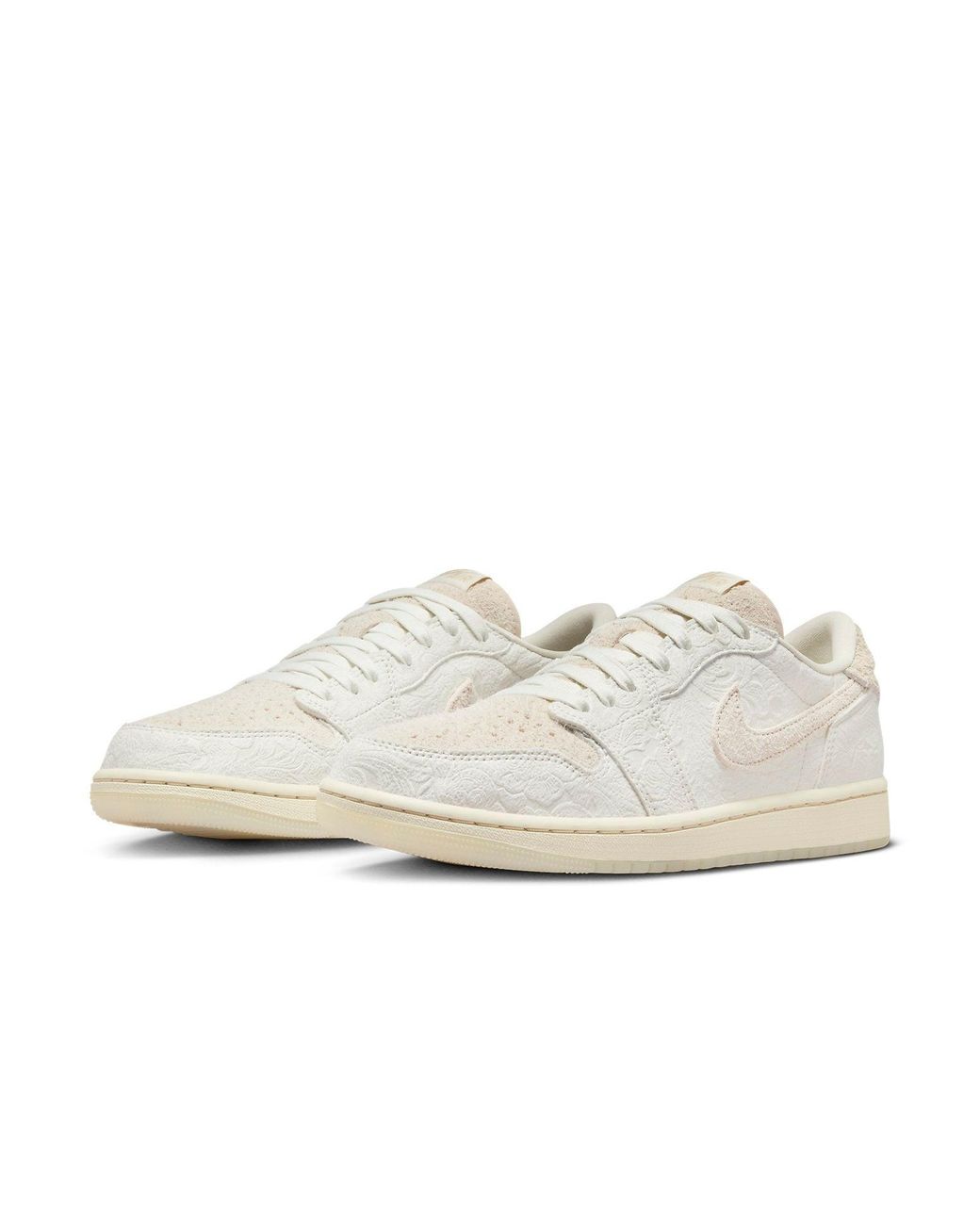 Nike White 1 Low Og X Chris Paul 'Give Them Flowers' for men