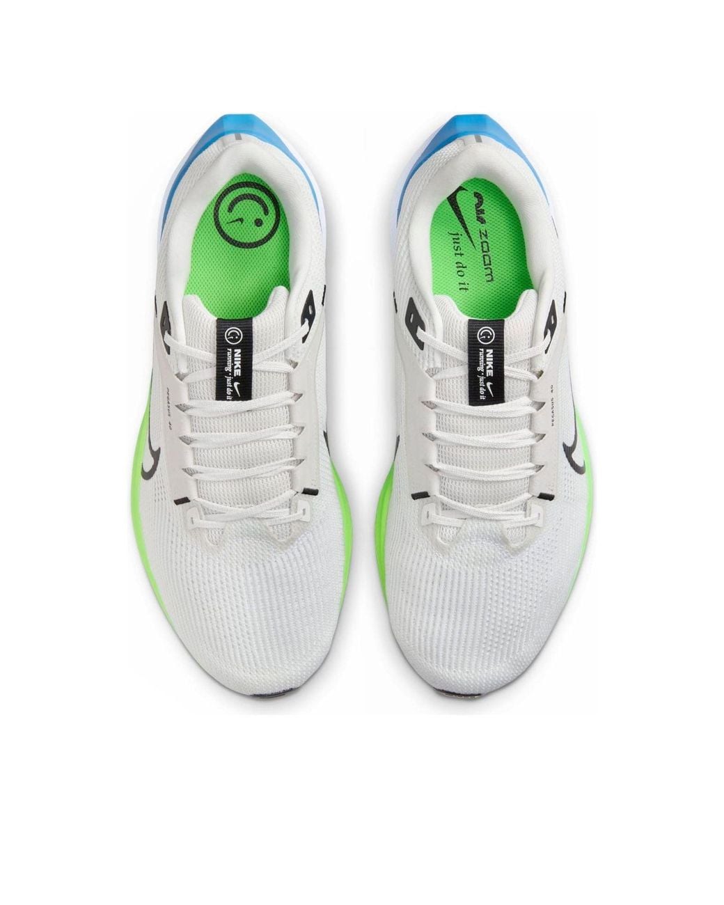 Nike White Air Zoom Pegasus 40 Extra Wide 'Platinum Tint Strike' for men