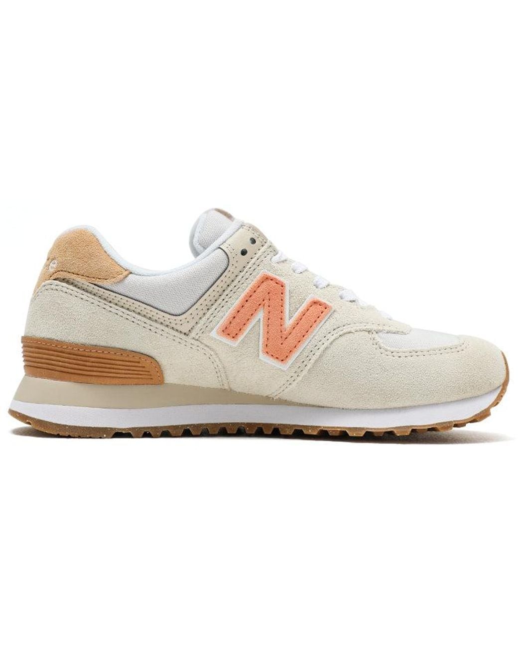 New Balance White (Wmns) 574 'Calm Taupe'