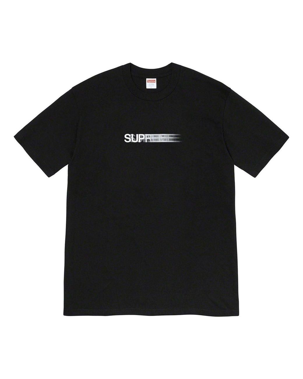 Supreme Black Motion Logo T-Shirt for men