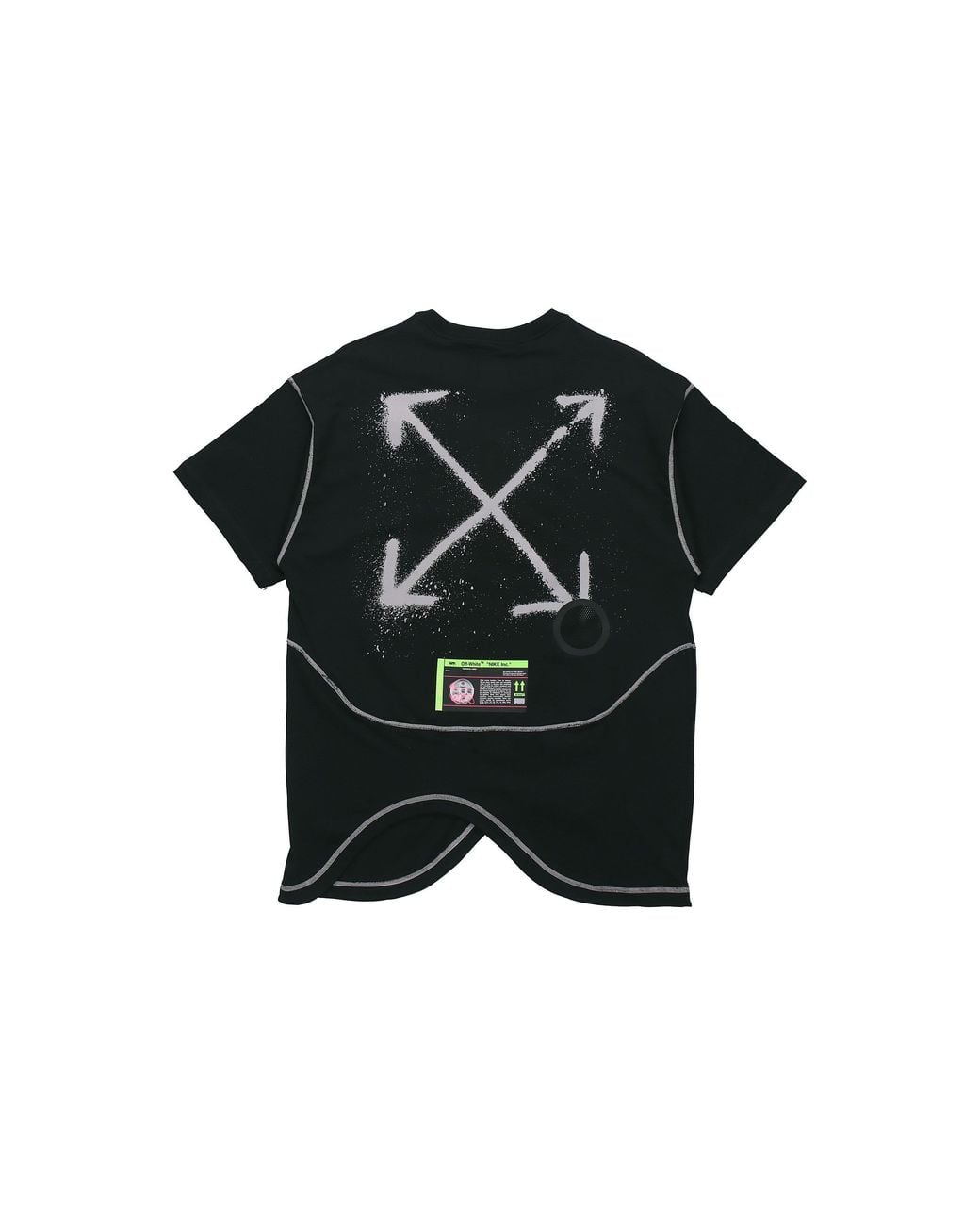 Nike Black X Off- Nrg Ru T-Shirt for men