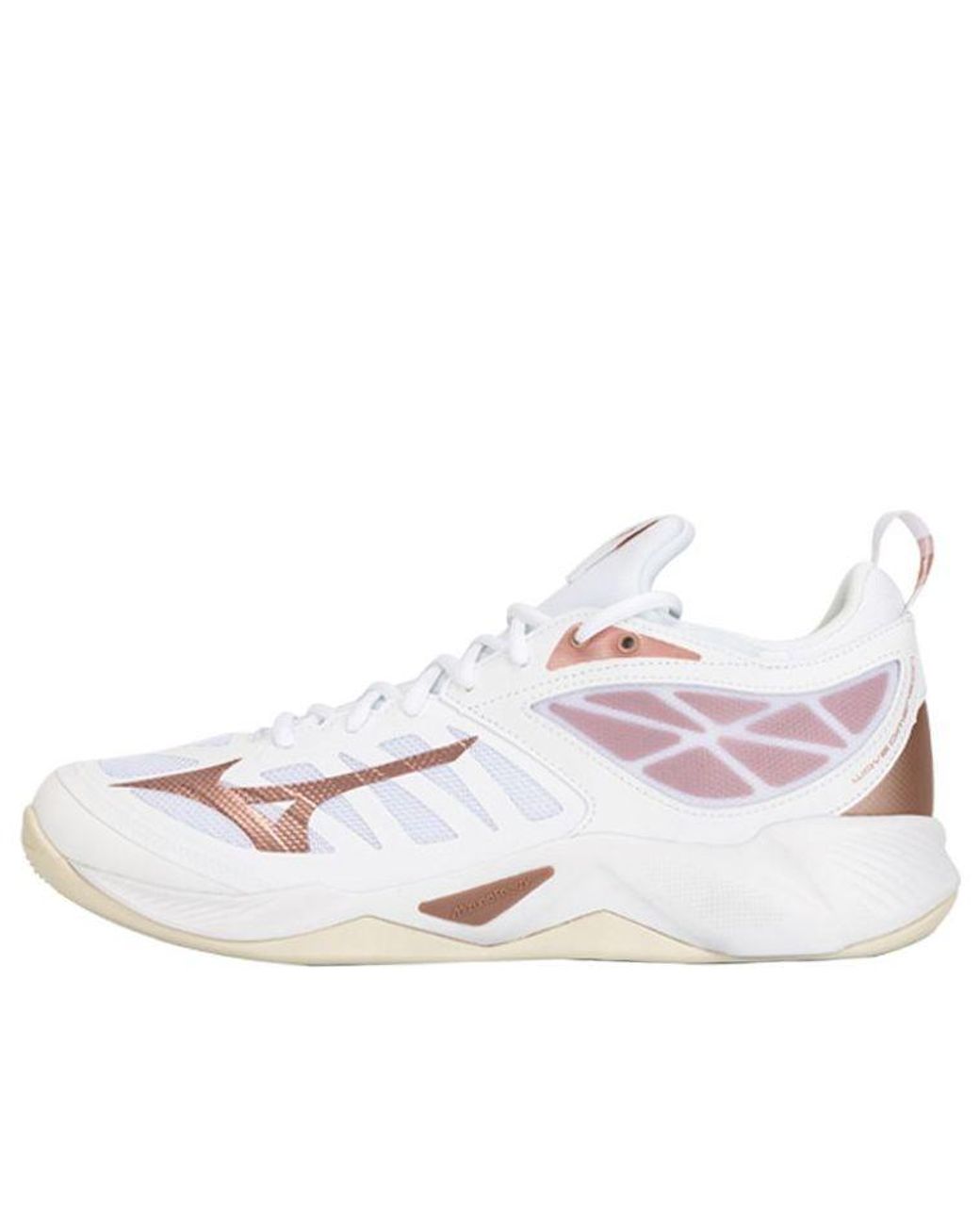 Mizuno White (Wmns) Wave Dimension Rose'