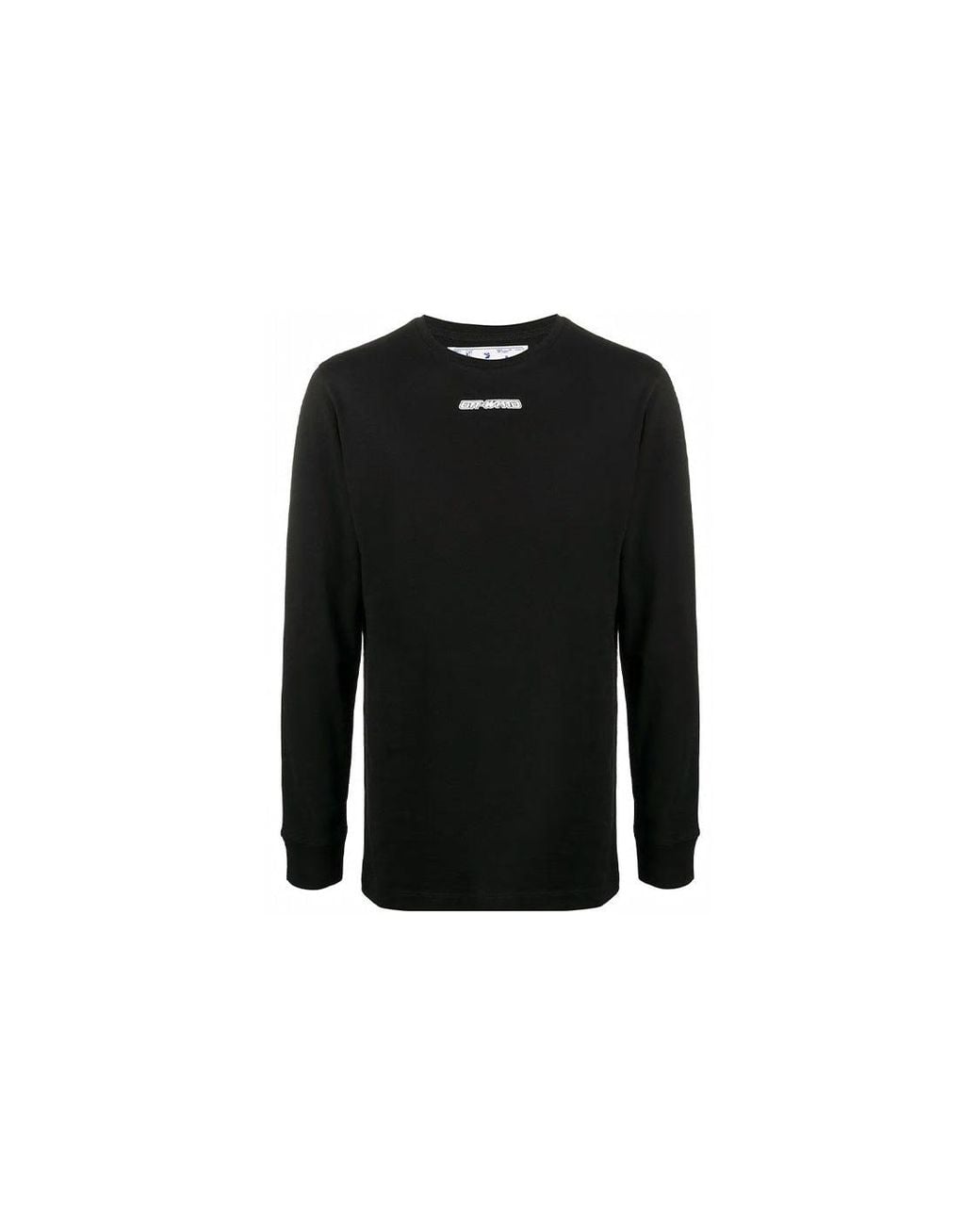 Off-White c/o Virgil Abloh Black Fw20 Arrows Sketch Logo Long Sleeve for men