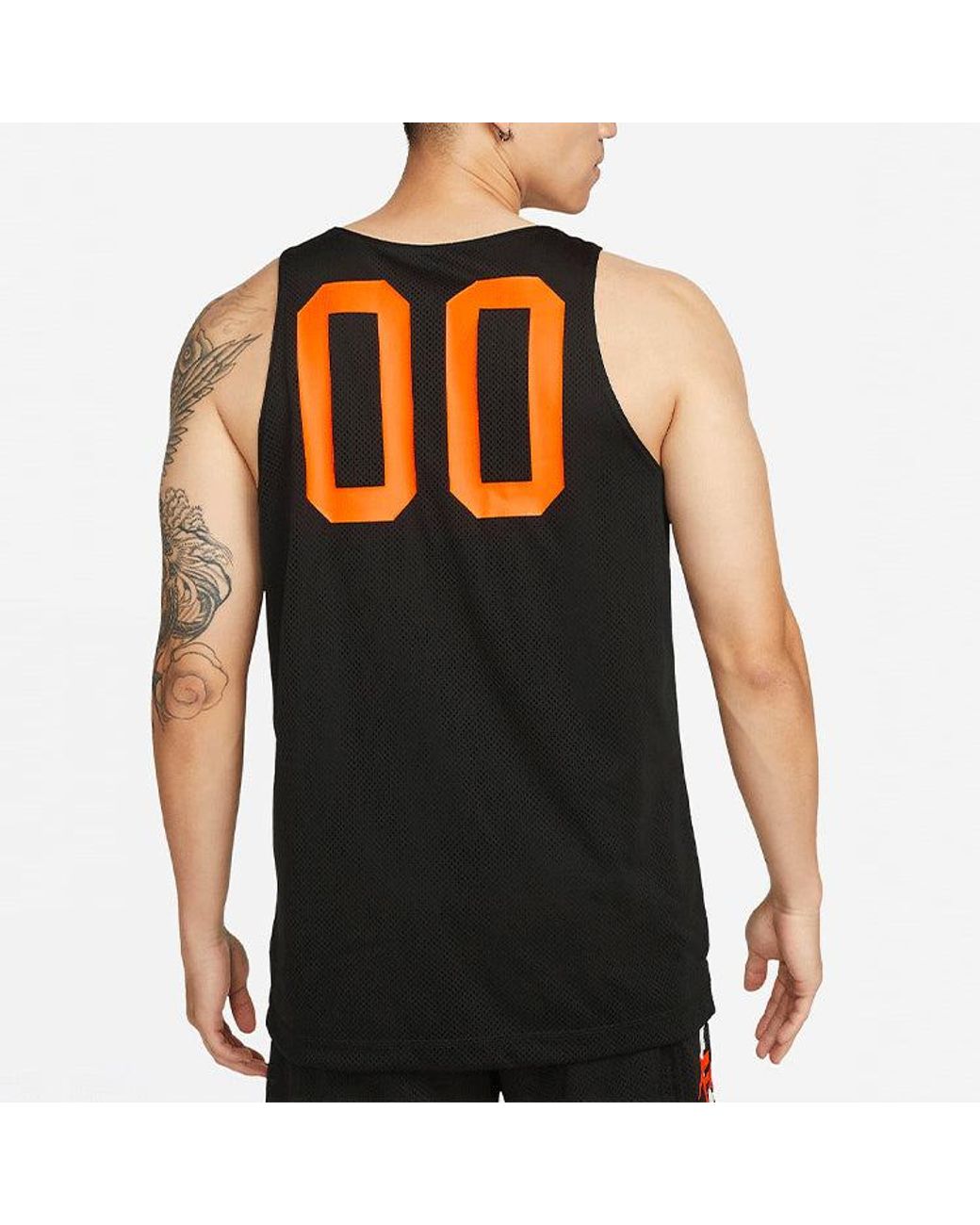 Nike Blue Sports Creative Printing Running Basketball Jersey/Vest for men