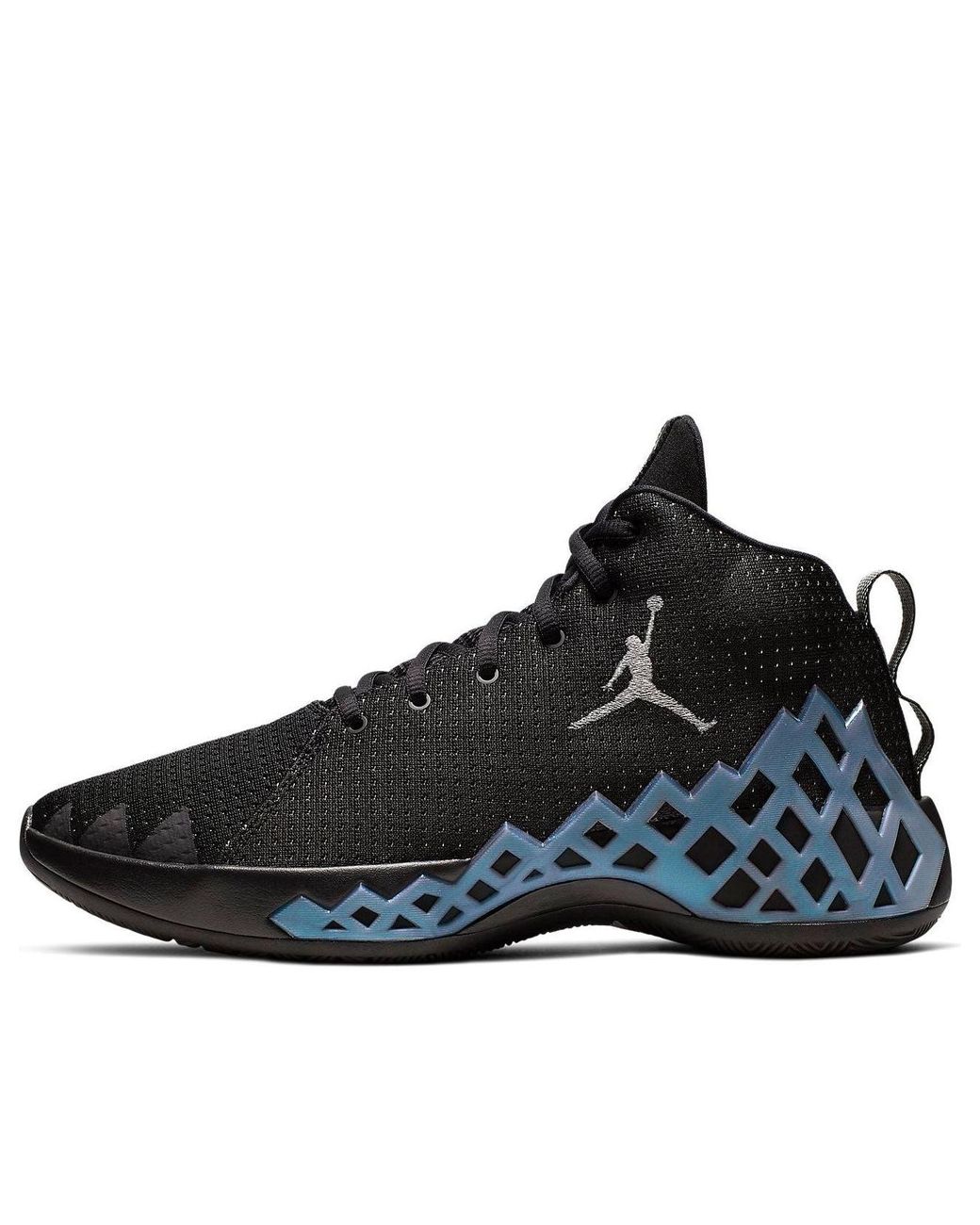 Nike Black Jumpman Diamond Mid Pf Metallic' for men