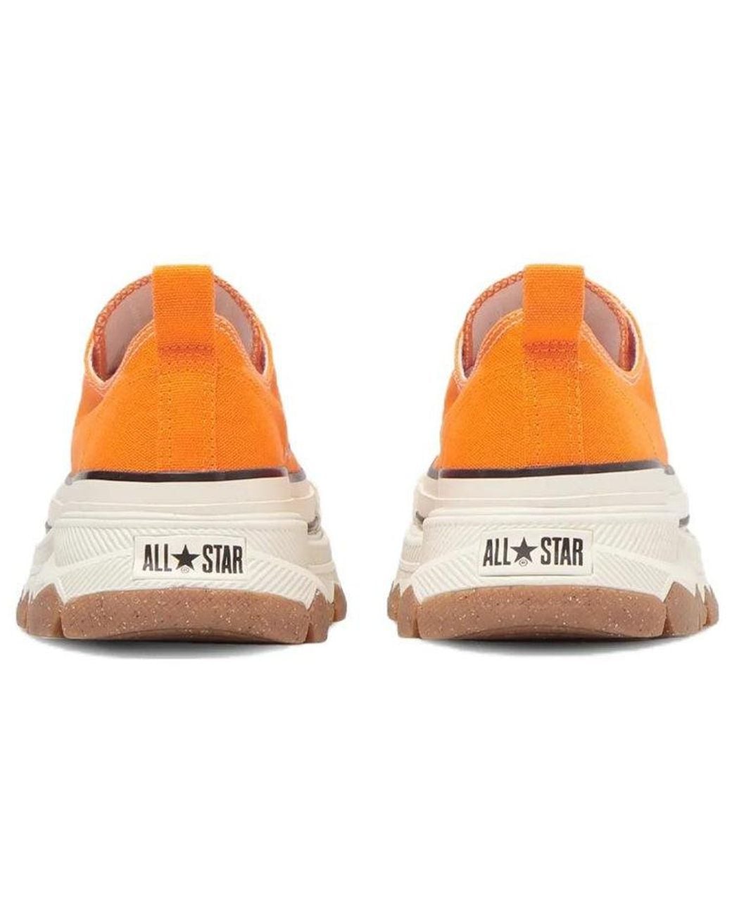 Converse Orange All Star Trek Wave Ox 'Low Cut' for men