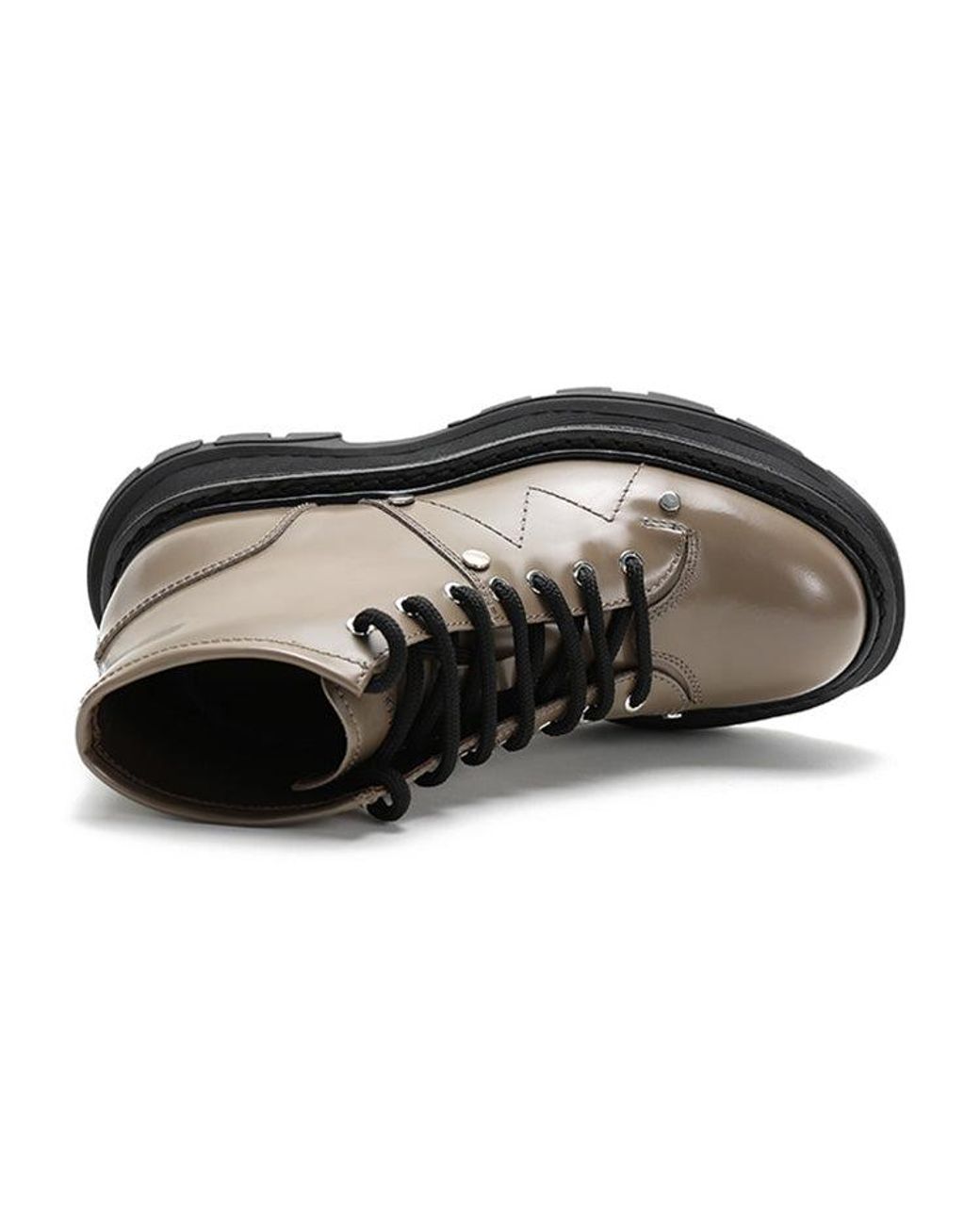 McQueen Brown (Wmns) Lace Up Ankle Boots 'Khaki'