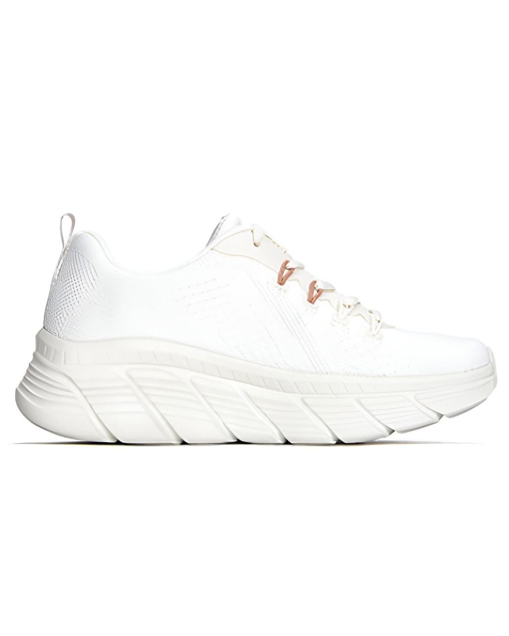 Skechers White (Wmns) Bobs B Flex Hi