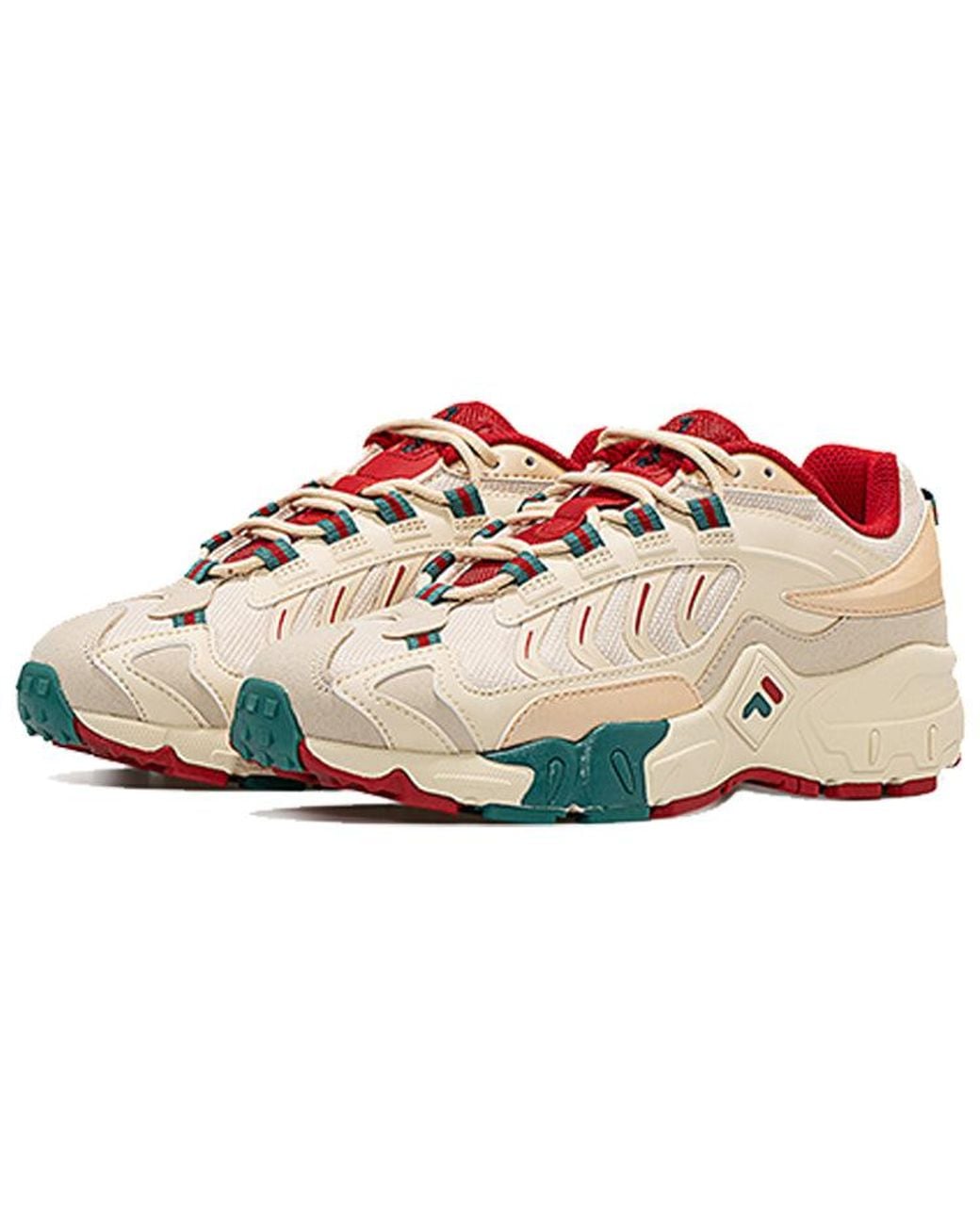 Fila White (Wmns) Fila Retro Running Shoes Golden