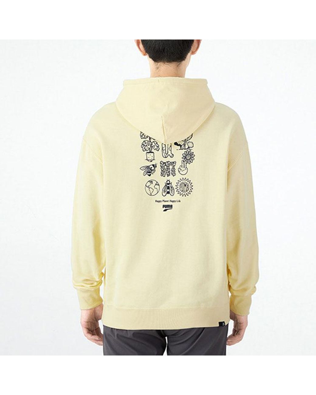 PUMA Natural Downtown Funny Logo Printing Sports for men