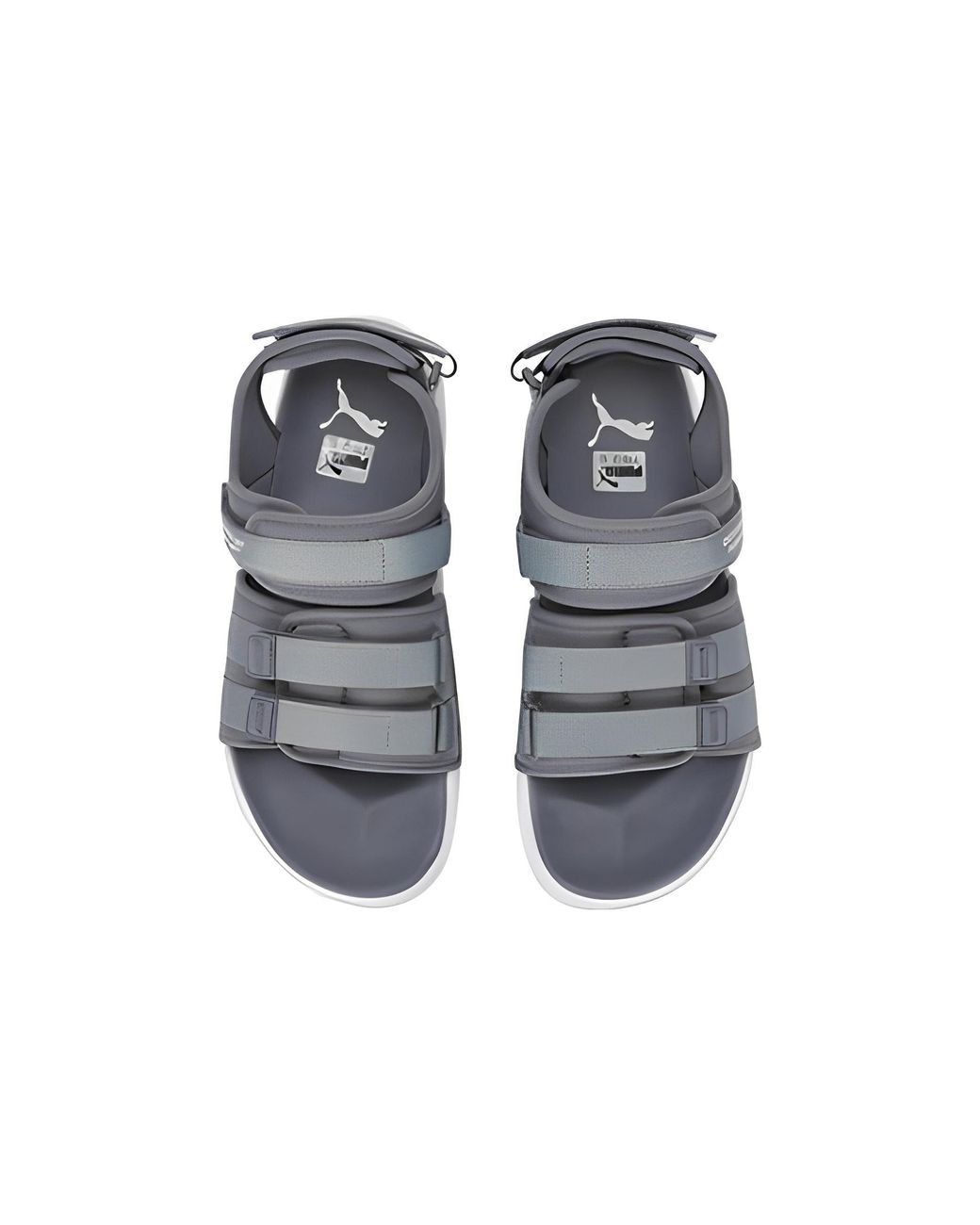 PUMA Gray Leadcat City Sandal Tile' for men