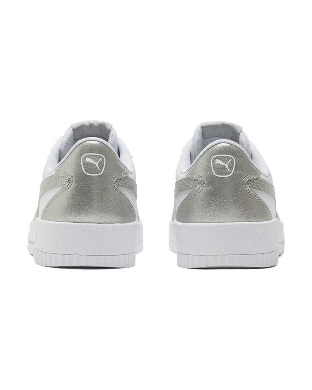 PUMA White (Wmns) Carina Crew Metallic