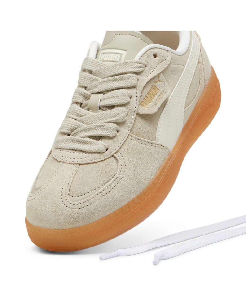 PUMA White (Wmns) Palermo Moda Xtra Gum 'Desert Dust'