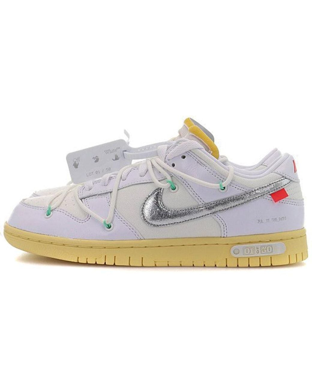 Nike Blue X Off- Dunk Low 'Lot 01 Of 50' for men