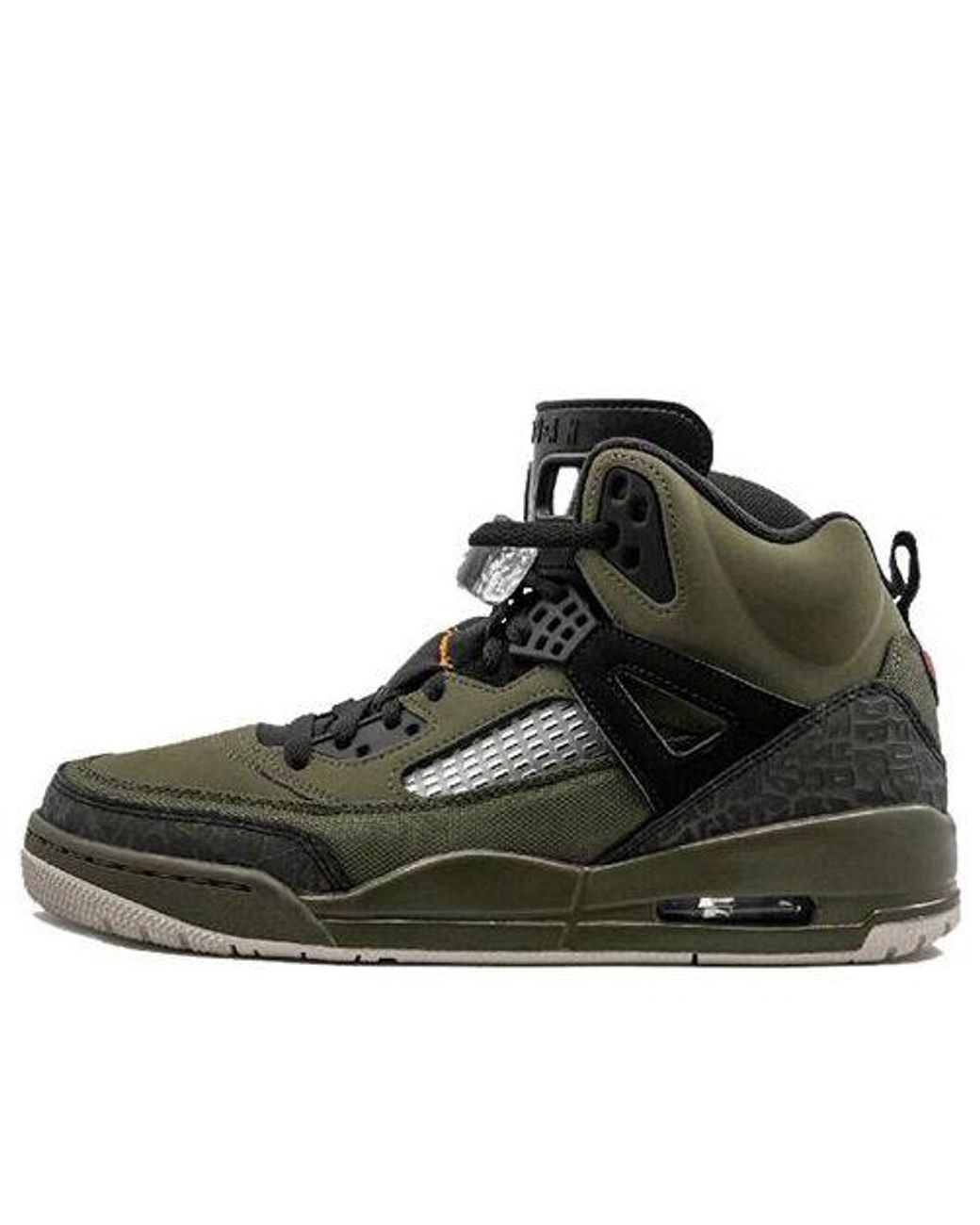 jordan spizike black green
