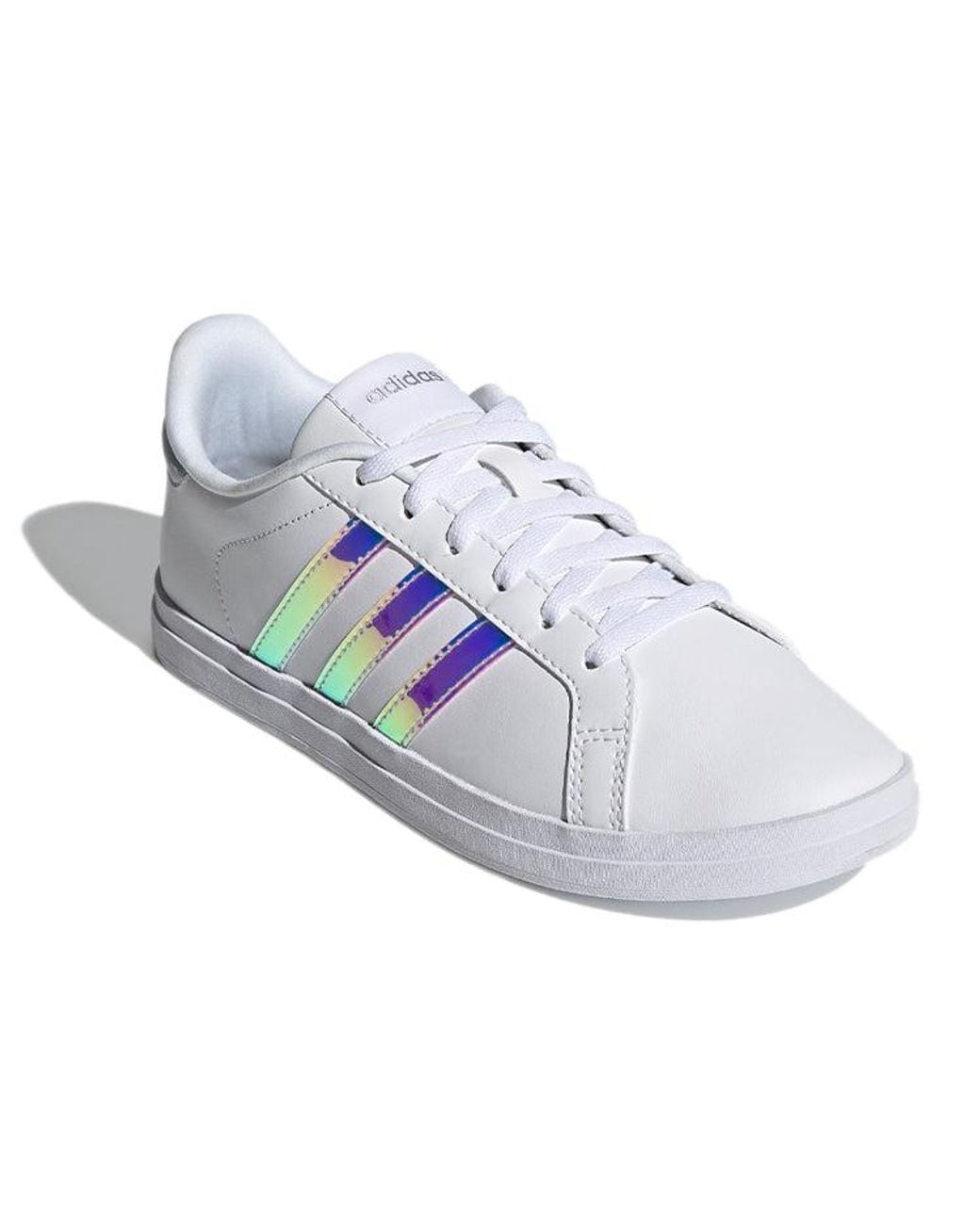 Adidas Blue Adidas Courtpoint 'white Iridescent'