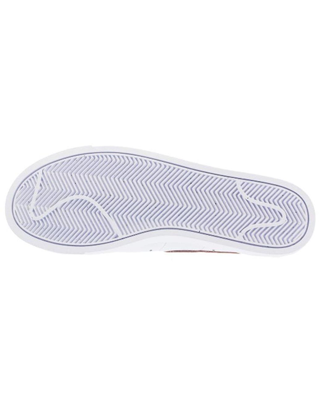 Nike White (Wmns) Blazer Low Leather 'Storm'