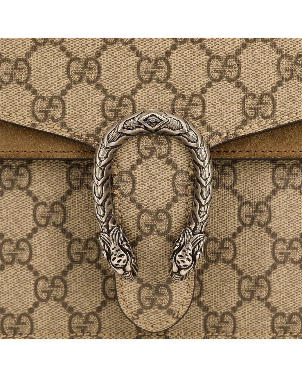 Gucci Metallic (Wmns) Dionysus Gg Supreme Mini Bag/Ebony