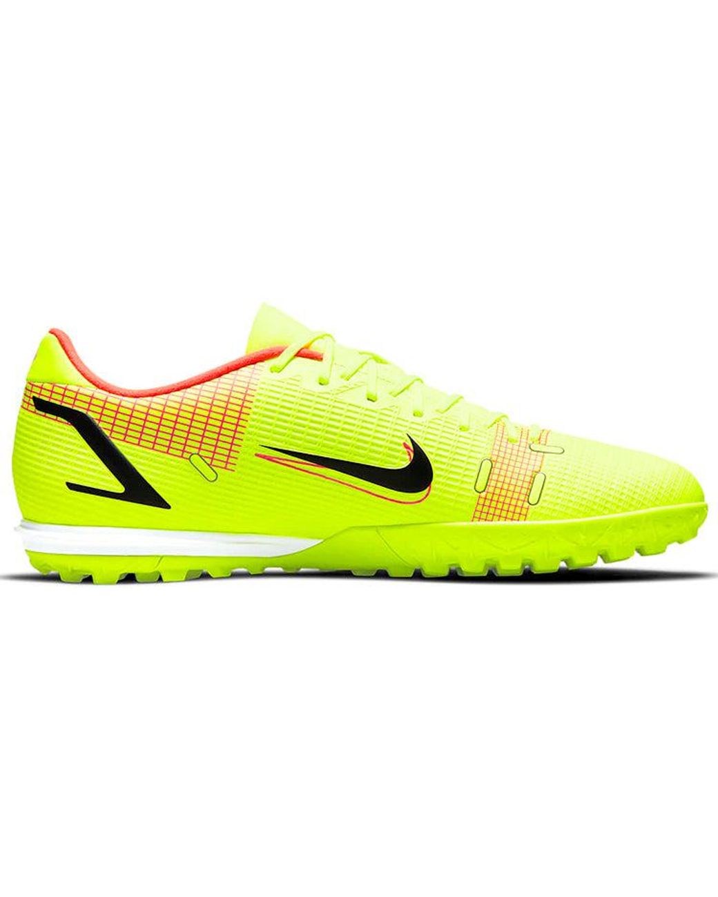 Nike Mercurial Vapor 14 Academy Tf Turf Football Shoe Green Yellow for Men  | Lyst