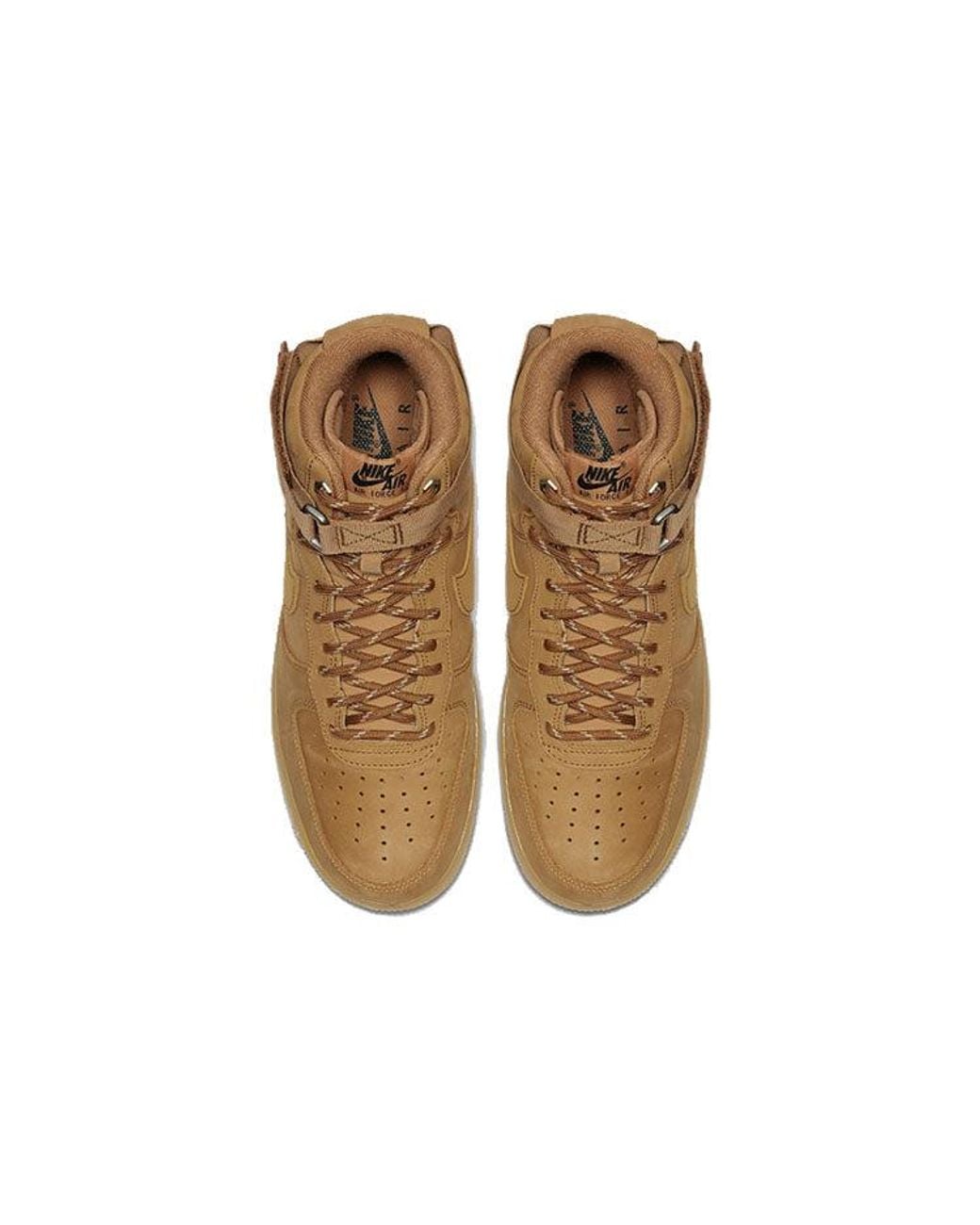 Nike Brown Air Force 1 High 'Flax' 2019 for men