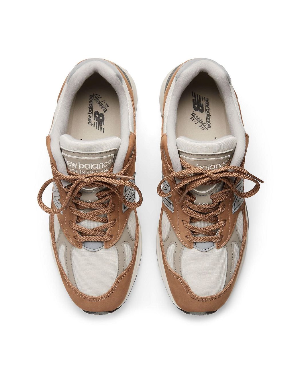 New Balance Made In Uk 991v2 Nostalgic Sepia In Brown/grey Suede/mesh for men