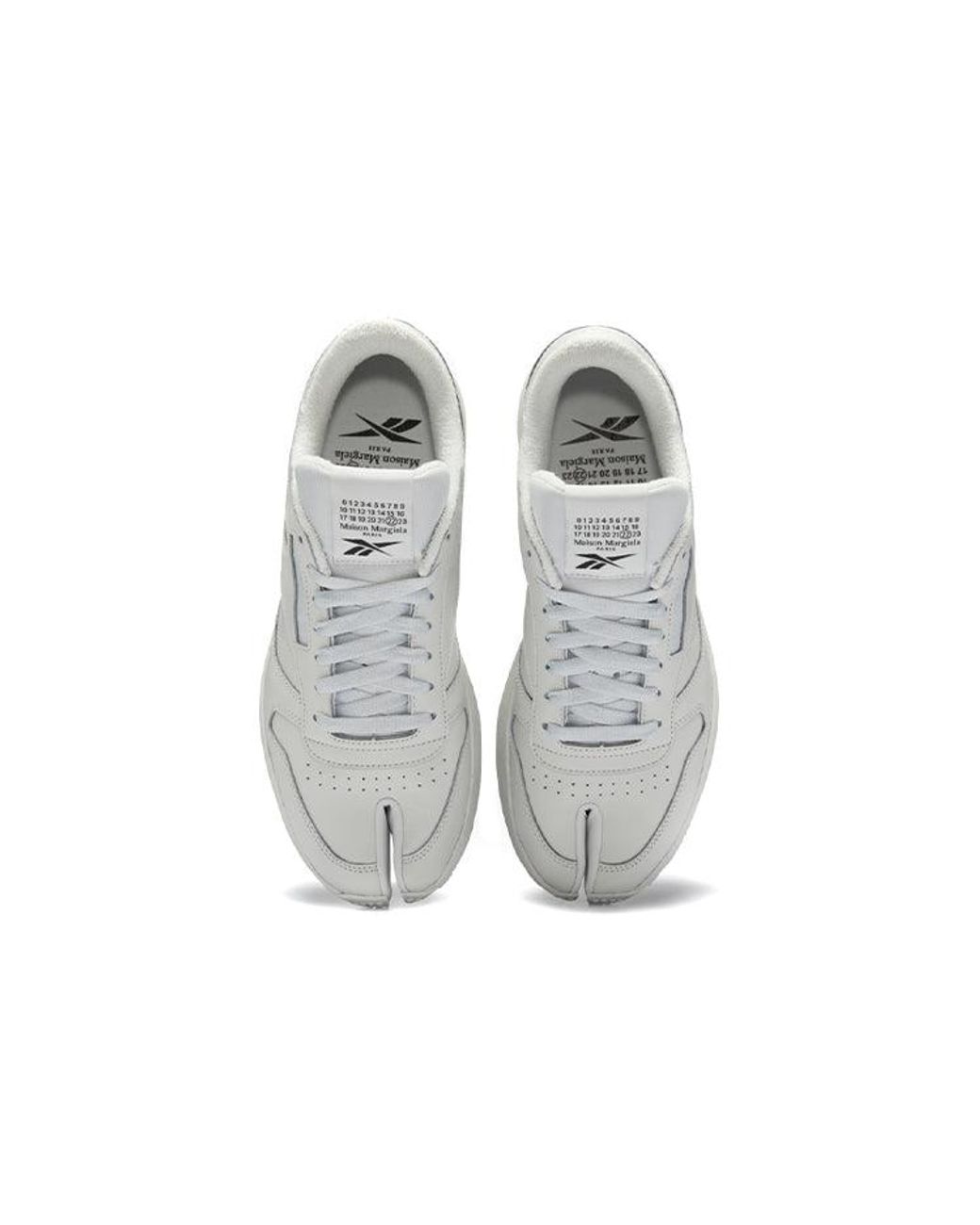 Reebok White Maison Margiela X Classic Leather Tabi 'Pure' for men