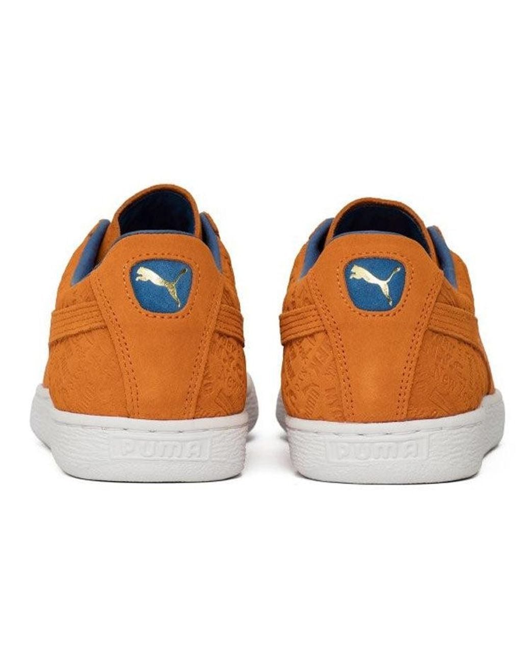 PUMA Brown Suede Classic Nyc Casual Shoes for men