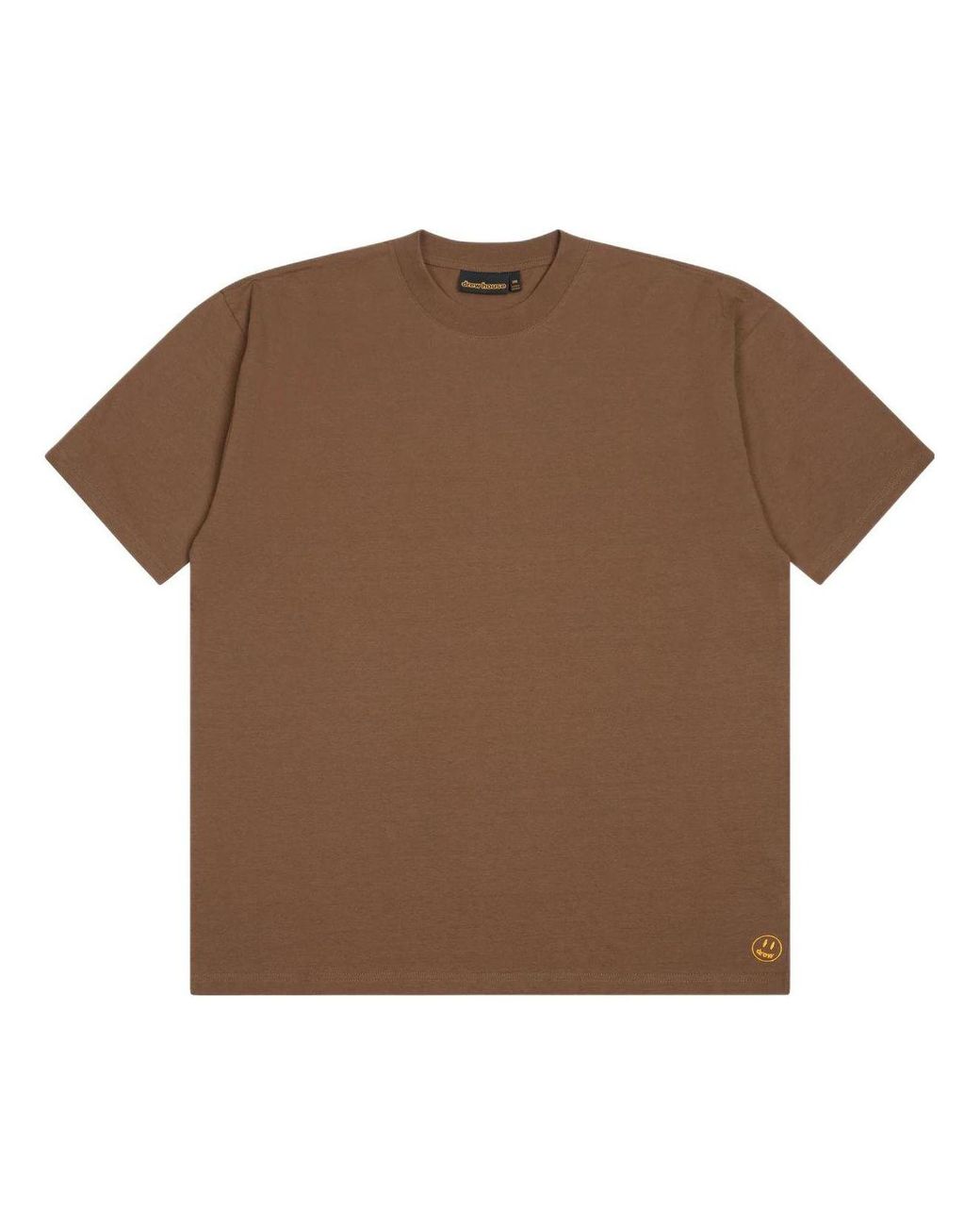 Drew House Brown Basic T-Shirt for men