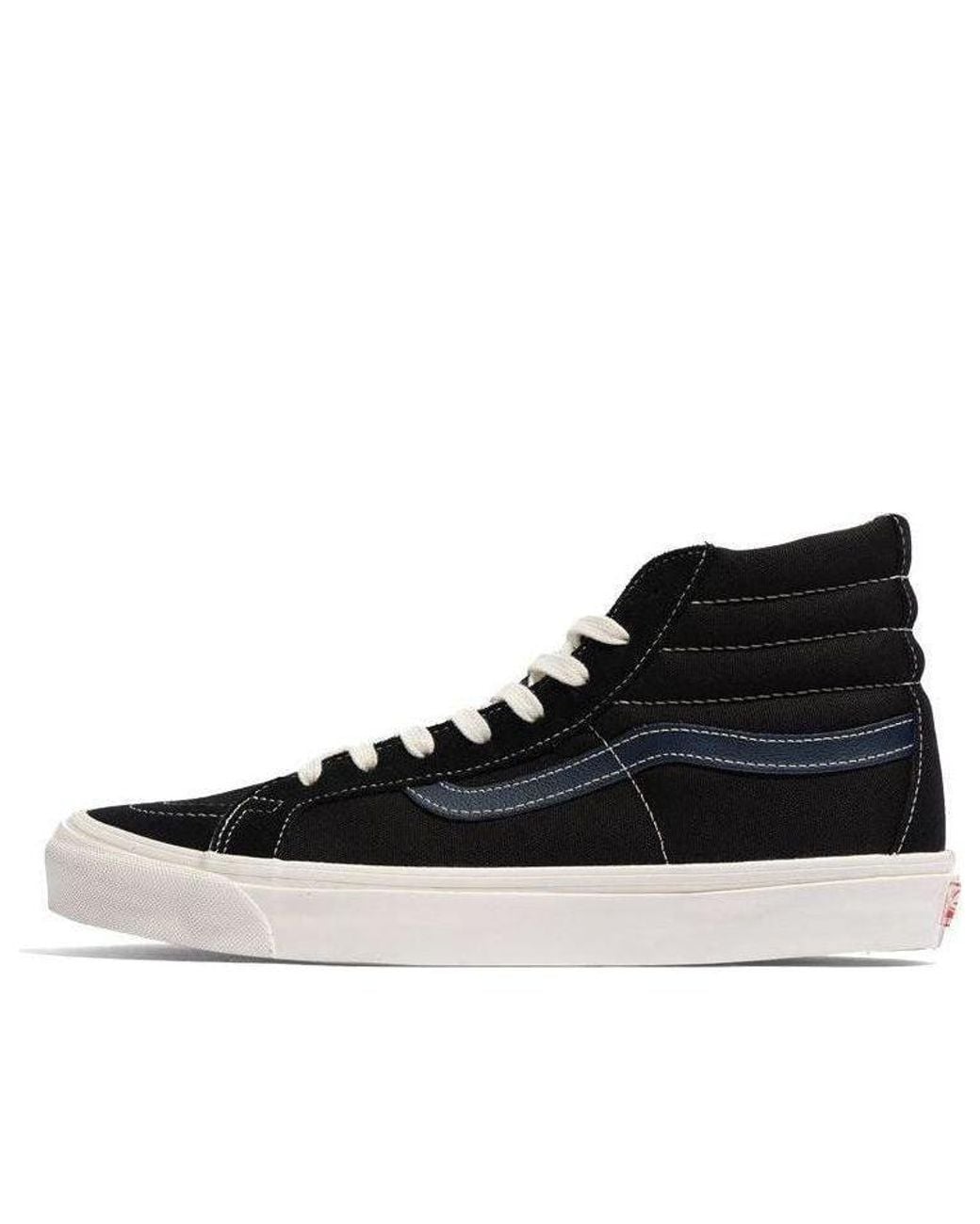 Vans Black Sk8-Hi Lx Suede Canvas Dress' for men