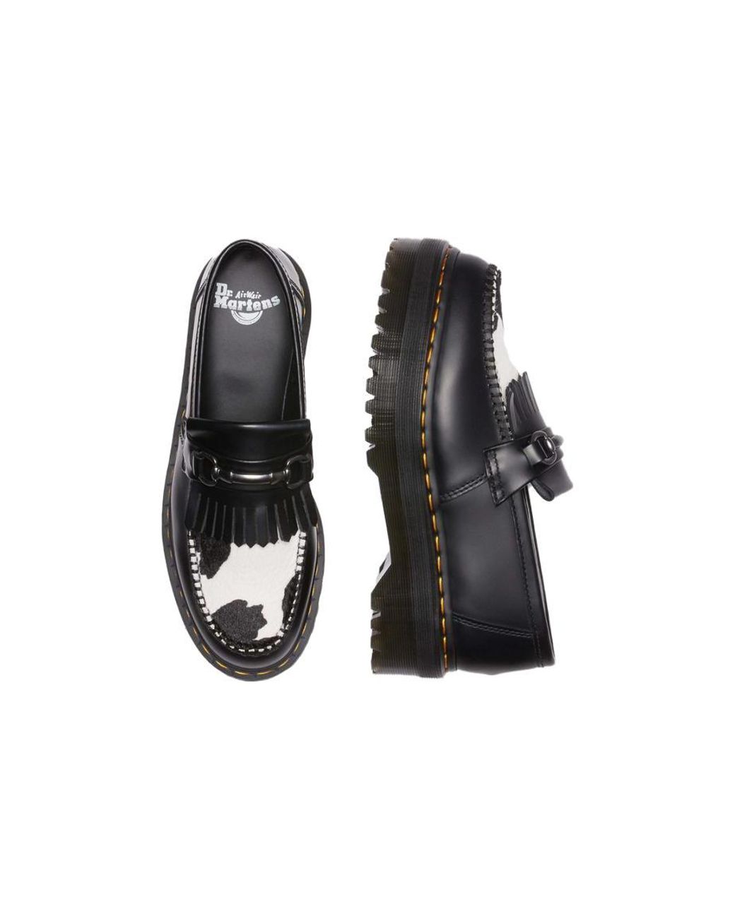 Dr. Martens Dr.Martens Adrian Snaffle Hair On & Leather Cow Print