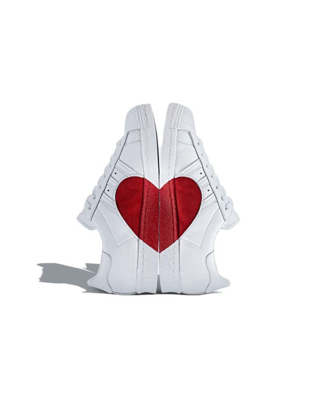 Adidas White (Wmns) Superstar 80 'Half Heart'