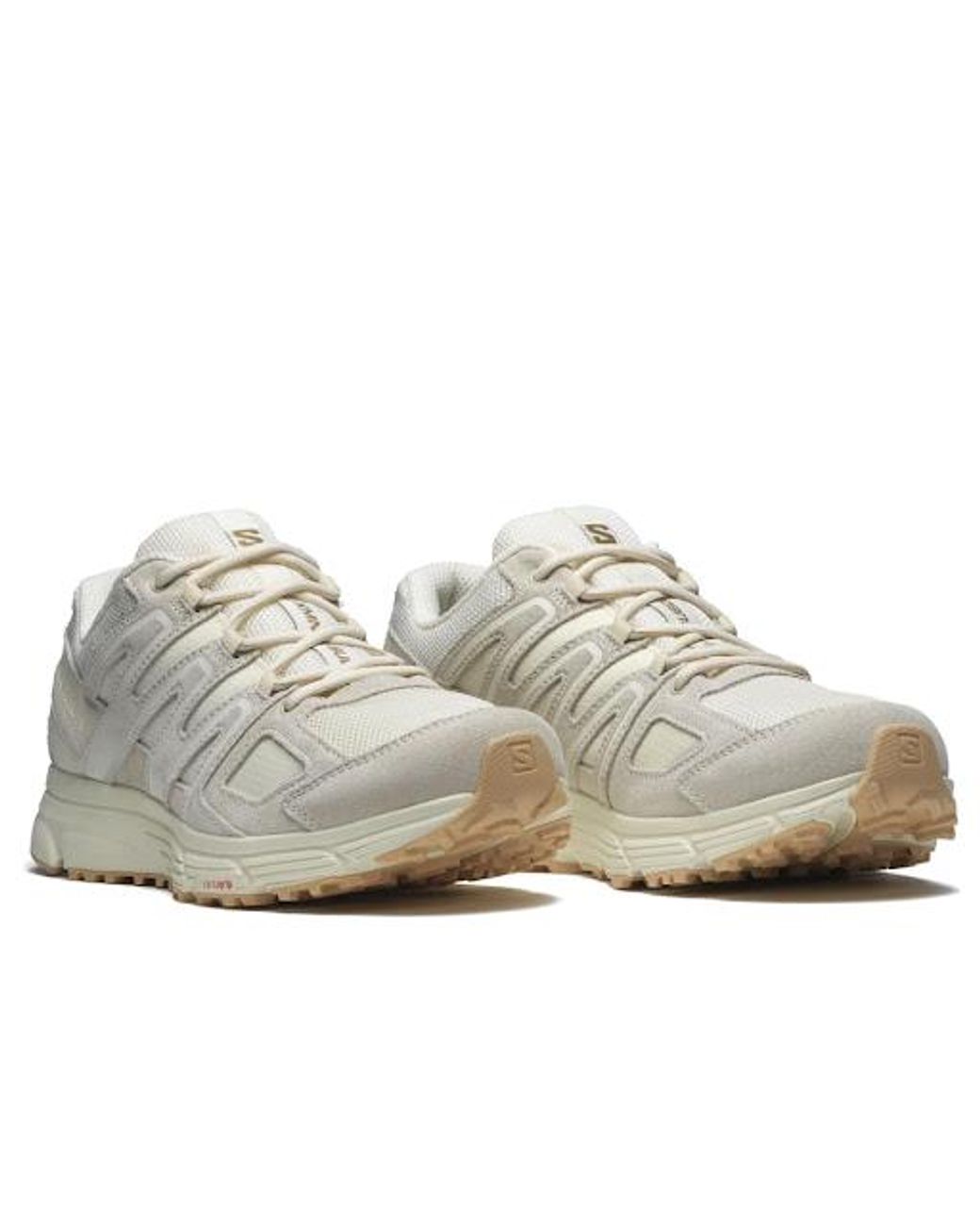 Salomon White X-Mission 4 Suede 'Rainy Day Kelp' for men