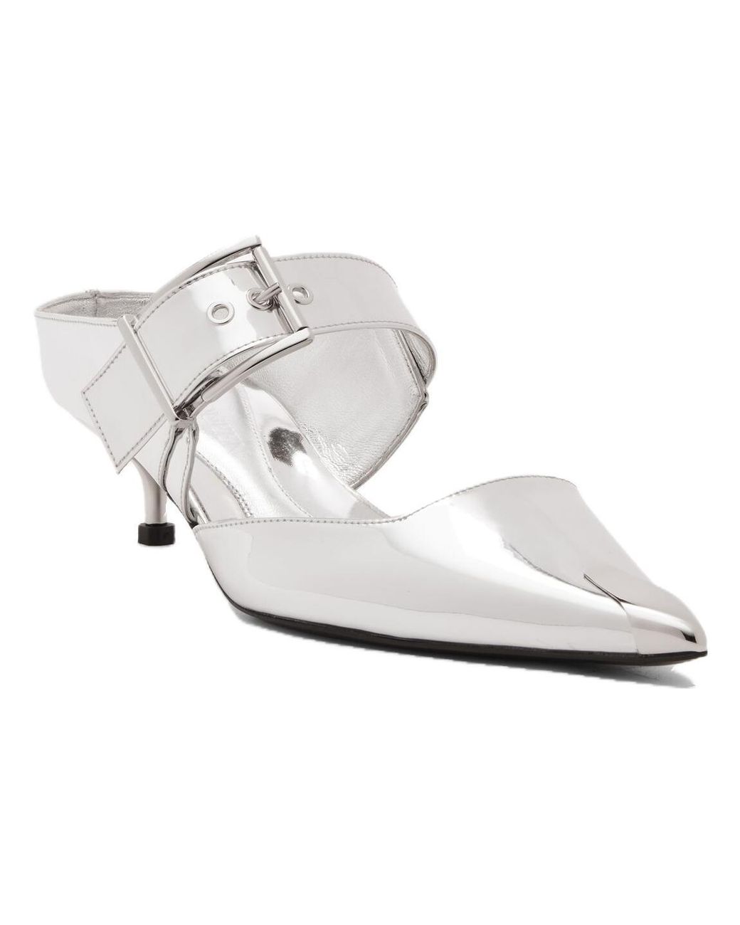 McQueen White (Wmns) Punk Mules