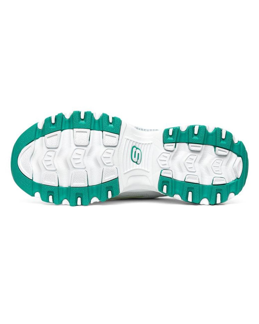 Skechers White (Wmns) D Lites 1.0 Low-Top Running Shoes
